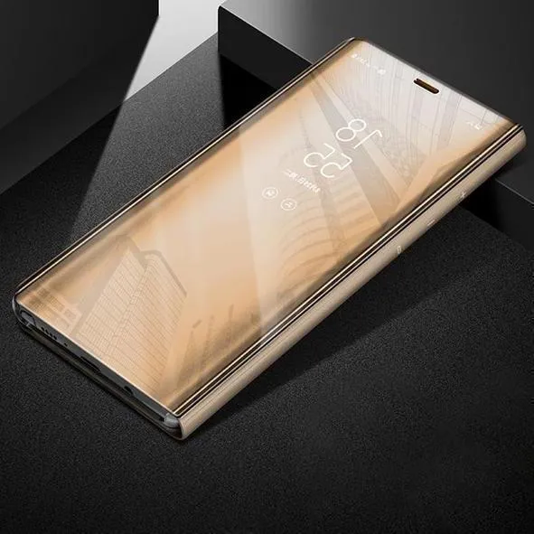 3 in 1 Mirror Flip Case for Samsung Phones
