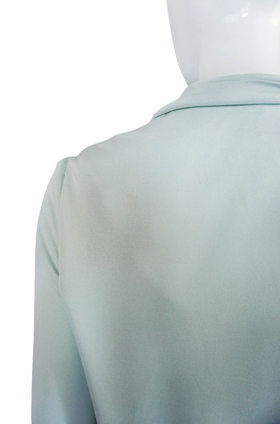 c1971 Baby Blue Halston Dress & Jacket