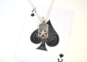 Star Mini Dog Tag Necklace