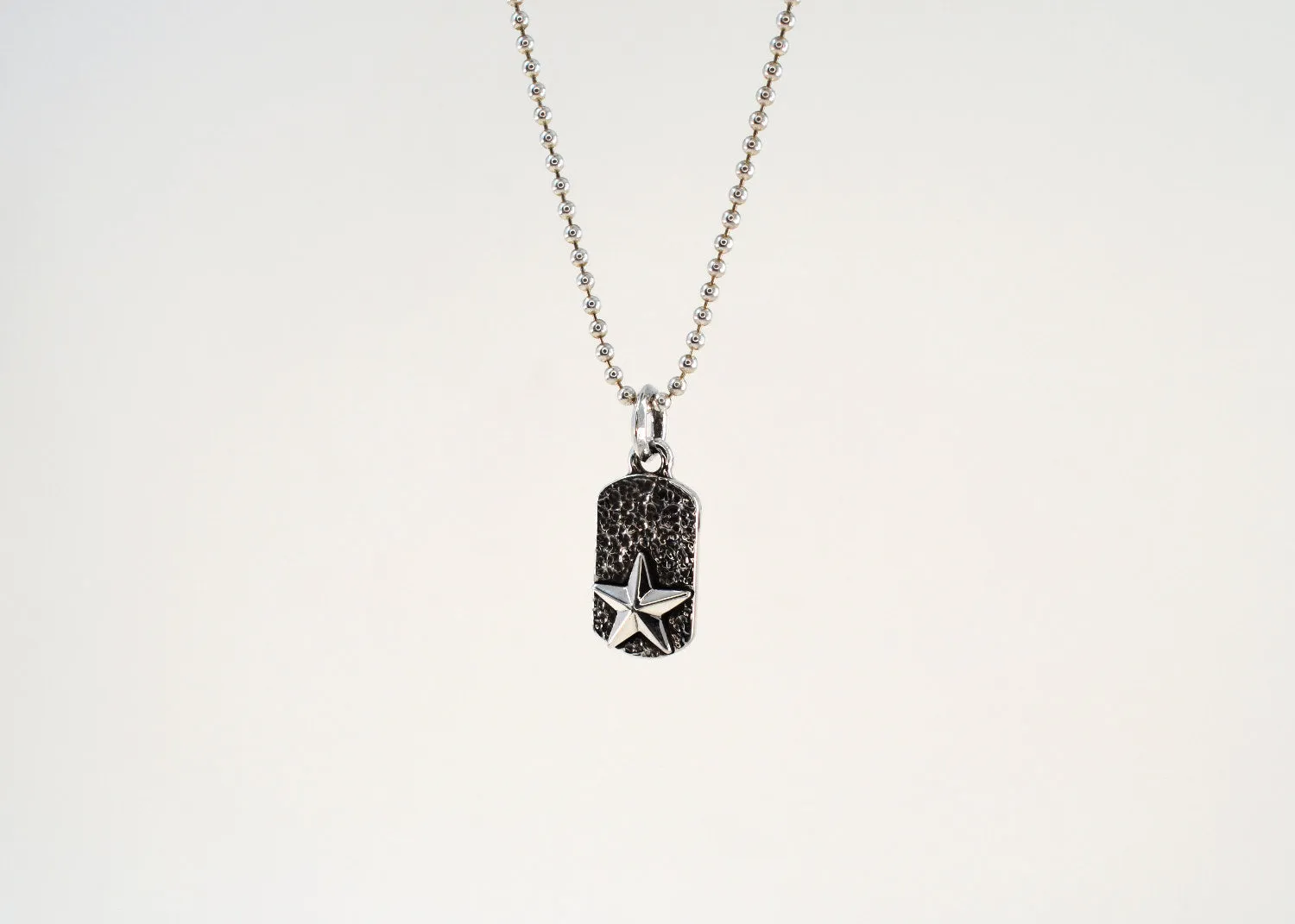 Star Mini Dog Tag Necklace